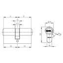 Wilka dubbele veiligheidscilinder Carat S5 3663